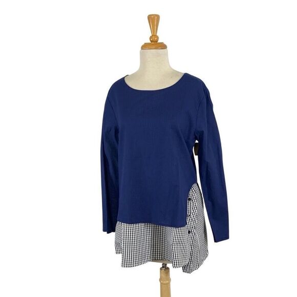 Lagenlook M Chinese XL Top Deconstructed Office Layered Career - Picture 1 of 8